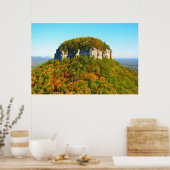 North Carolina berglandschap Poster (Keuken)
