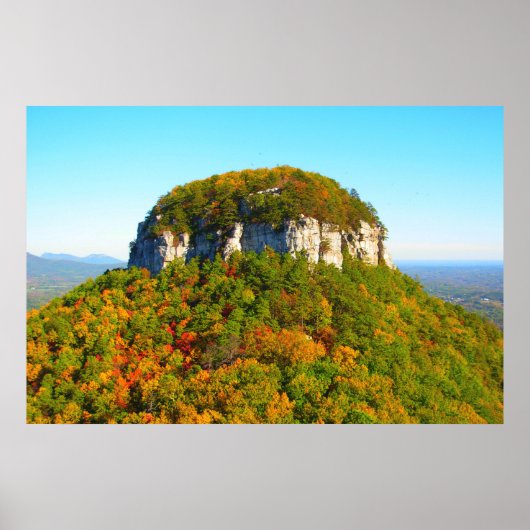 North Carolina berglandschap Poster (Voorkant)