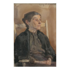 North Carolina Bergvrouw Glanzende Poster