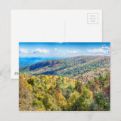 North Carolina Blue Ridge Parkway Smoky Mountains Briefkaart (Voorkant / Achterkant)