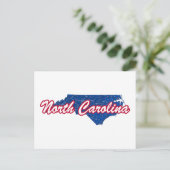 North Carolina Briefkaart (Staand voorkant)