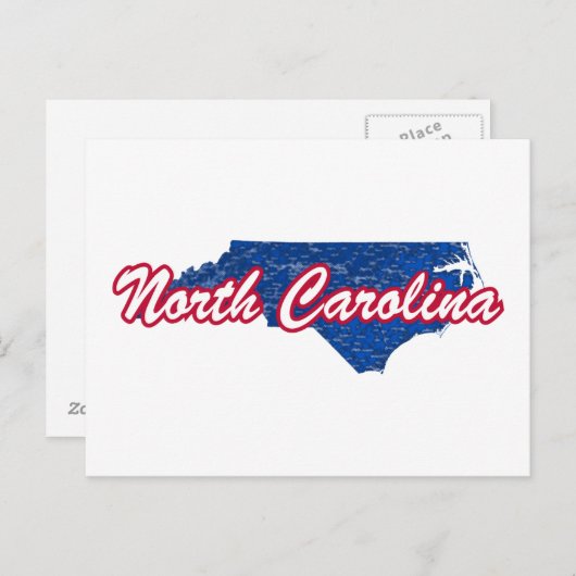 North Carolina Briefkaart (Voorkant / Achterkant)