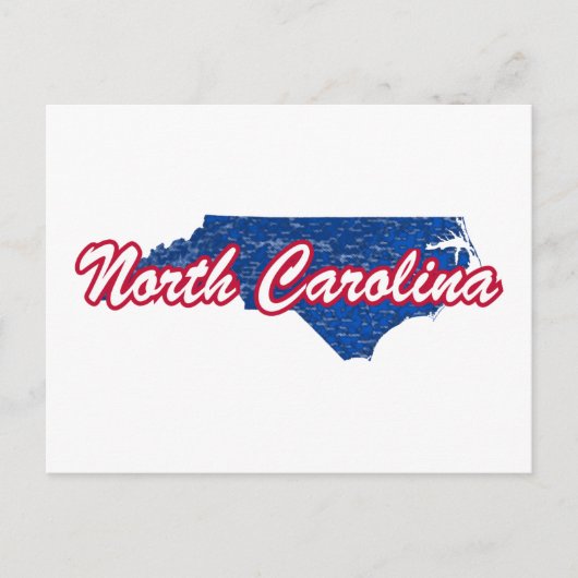 North Carolina Briefkaart (Voorkant)