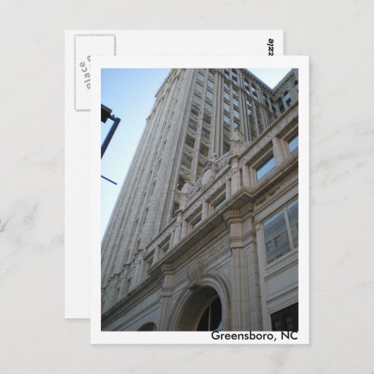 North Carolina Briefkaart (Voorkant / Achterkant)