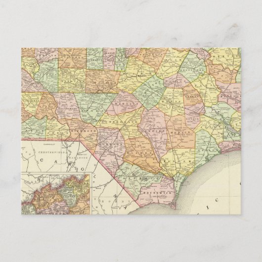 North Carolina Briefkaart (Voorkant)