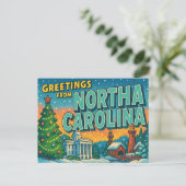 NORTH CAROLINA BRIEFKAART (Staand voorkant)