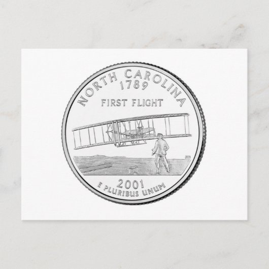 North Carolina Briefkaart (Voorkant)