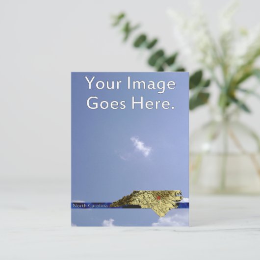 North Carolina Briefkaart (Staand voorkant)