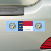 North Carolina Bumpersticker (Op auto)