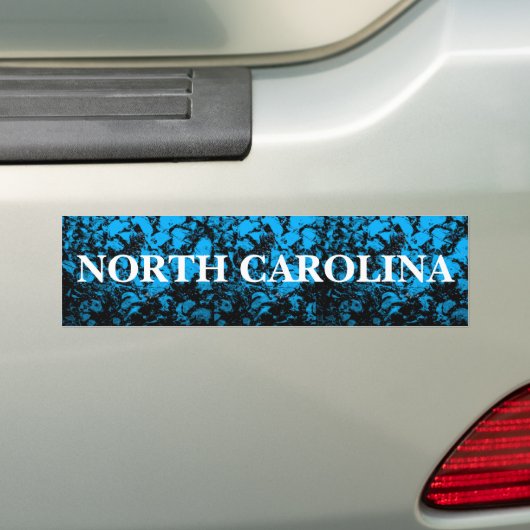 North Carolina Bumpersticker (Op auto)