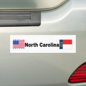 North Carolina Bumpersticker (Op auto)
