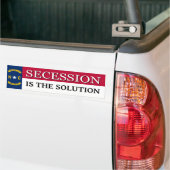 North Carolina Bumpersticker voor afscheiding (Op Truck)