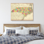 North Carolina Canvas Afdruk (Insitu (Slaapkamer))