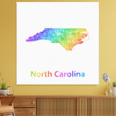 North Carolina Canvas Afdruk (Insitu (Woonkamer))
