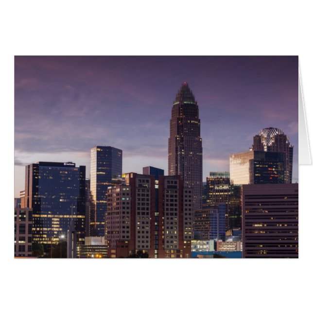 North Carolina, Charlotte, verhoogd zicht (Voorkant Horizontaal)