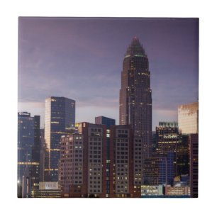 North Carolina, Charlotte, verhoogd zicht Tegeltje