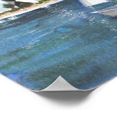 North Carolina Coastline Print (Hoek)