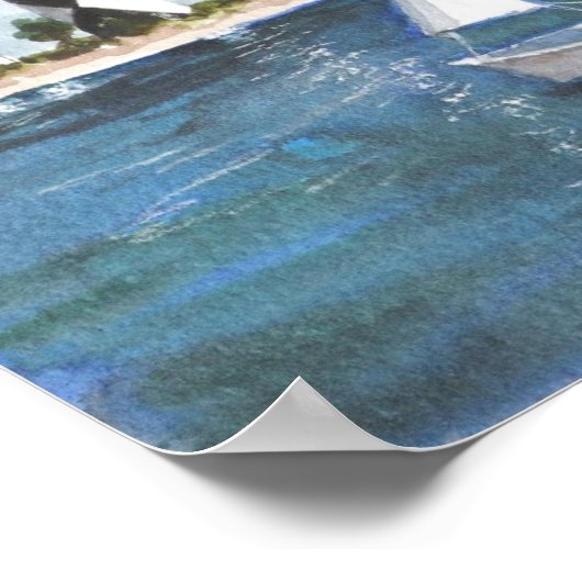 North Carolina Coastline Print (Hoek)