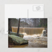 North Carolina Dam overtopping Briefkaart (Voorkant / Achterkant)