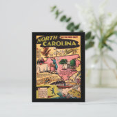 North Carolina De Tar Hielstaat Briefkaart (Staand voorkant)