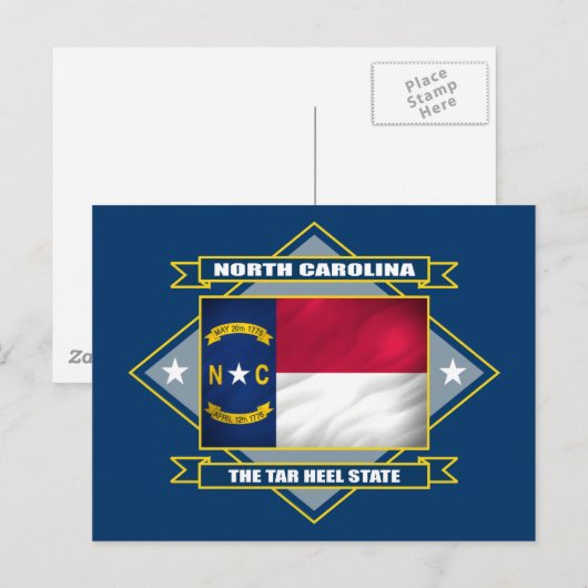 North Carolina Diamond Briefkaart (Voorkant / Achterkant)