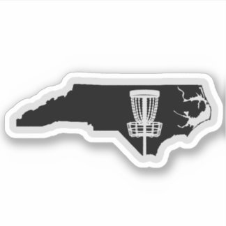 North Carolina Disk Golf Sticker