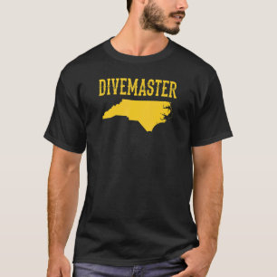 North Carolina Divemaster Scuba Diving Instructor T-shirt