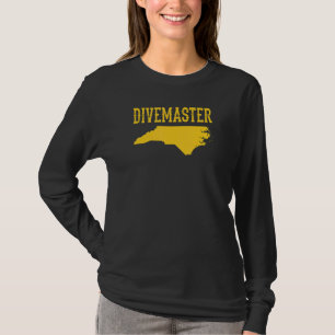 North Carolina Divemaster Scuba Diving Instructor T-shirt