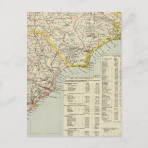 North Carolina en South Carolina 2 Briefkaart