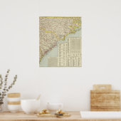 North Carolina en South Carolina 2 Poster (Keuken)