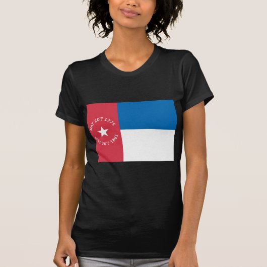 North Carolina Flag (1861-1885) T-shirt (Voorkant)
