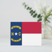 North Carolina Flag Briefkaart (Staand voorkant)