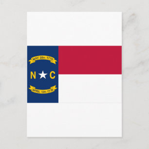 North Carolina Flag Briefkaart