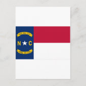 North Carolina Flag Briefkaart (Voorkant)