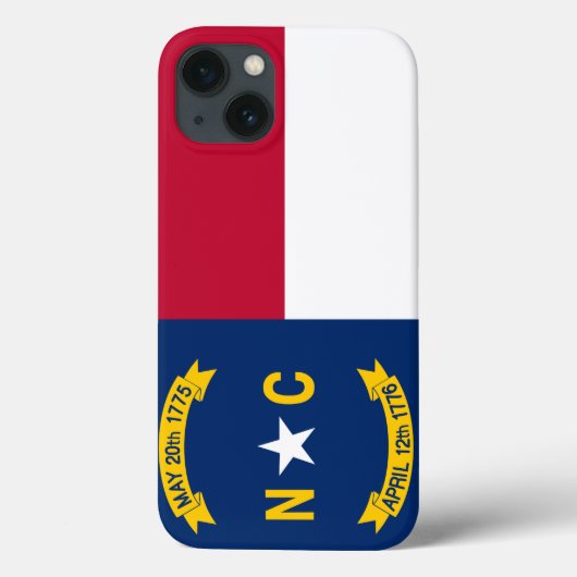North Carolina Flag Case-Mate iPhone Case (Achterkant)