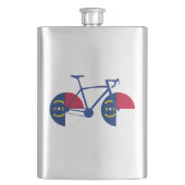 North Carolina Flag Cycling Flacon (Voorkant)