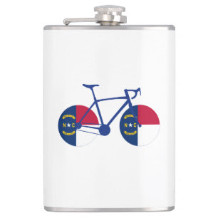 North Carolina Flag Cycling Heupfles