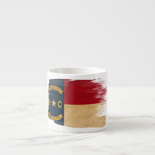 North Carolina Flag Espresso Kop