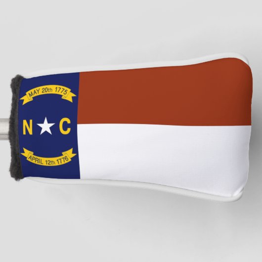 North Carolina Flag Golf Head-Hoesje Golfheadcover (Voorkant)