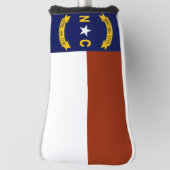 North Carolina Flag Golf Head-Hoesje Golfheadcover (Draai 90)