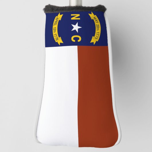 North Carolina Flag Golf Head-Hoesje Golfheadcover (Draai 90)