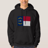 North Carolina Flag Hoodie (Voorkant)
