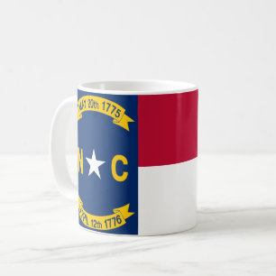 North Carolina Flag Koffiemok