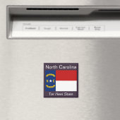 North Carolina Flag Magnet (Insitu (Vaatwasser))