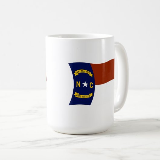 North Carolina Flag Mok (Voorkant rechts)