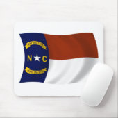 North Carolina Flag Mousepad Muismat (Met muis)
