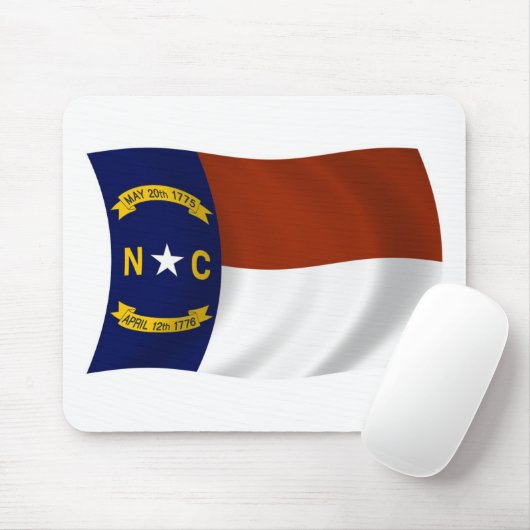 North Carolina Flag Mousepad Muismat (Met muis)