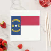 North Carolina Flag Servet (Insitu)