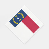 North Carolina Flag Servet (Hoek)