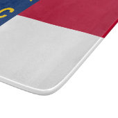 North Carolina Flag Snijplank (Hoek)